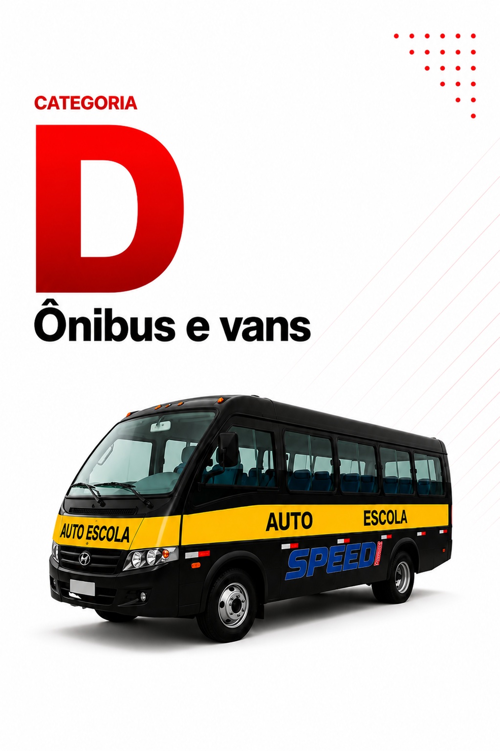 Categoria D - Onibus e vans